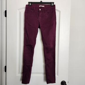 Levi's Burgundy Jeans